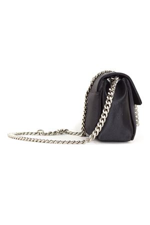 Black satin Lunette shoulder bag ROBERTO FESTA | LUNETTENERO